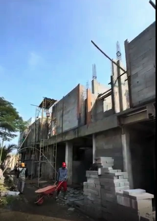 Progress Pembangunan Unit Baru